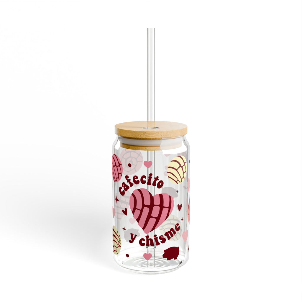 Cafecito Y Chisme Glass