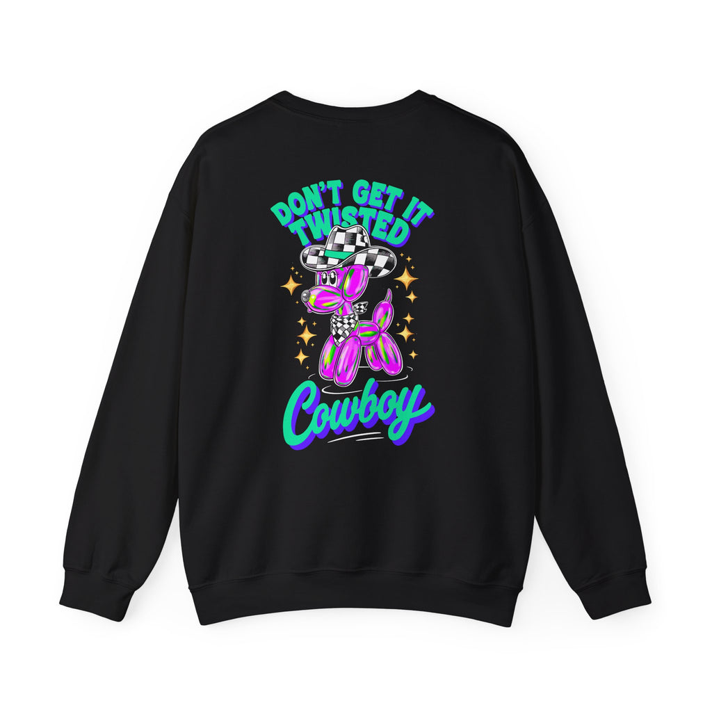 Cowboy Balloon Dog Crewneck Sweatshirt
