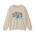 Mimi Teal Bow Sweatshirt