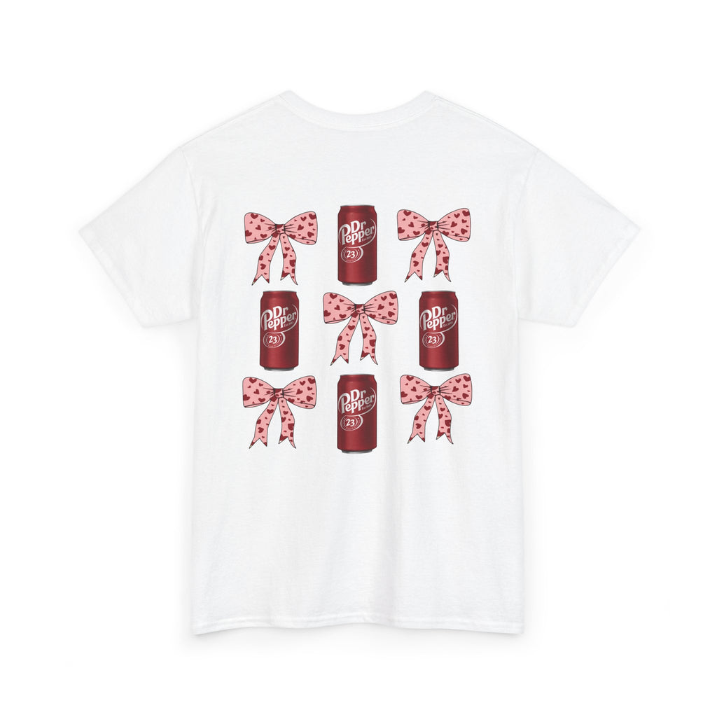 Retro Dr Pepper Can & Bow Graphic Tee