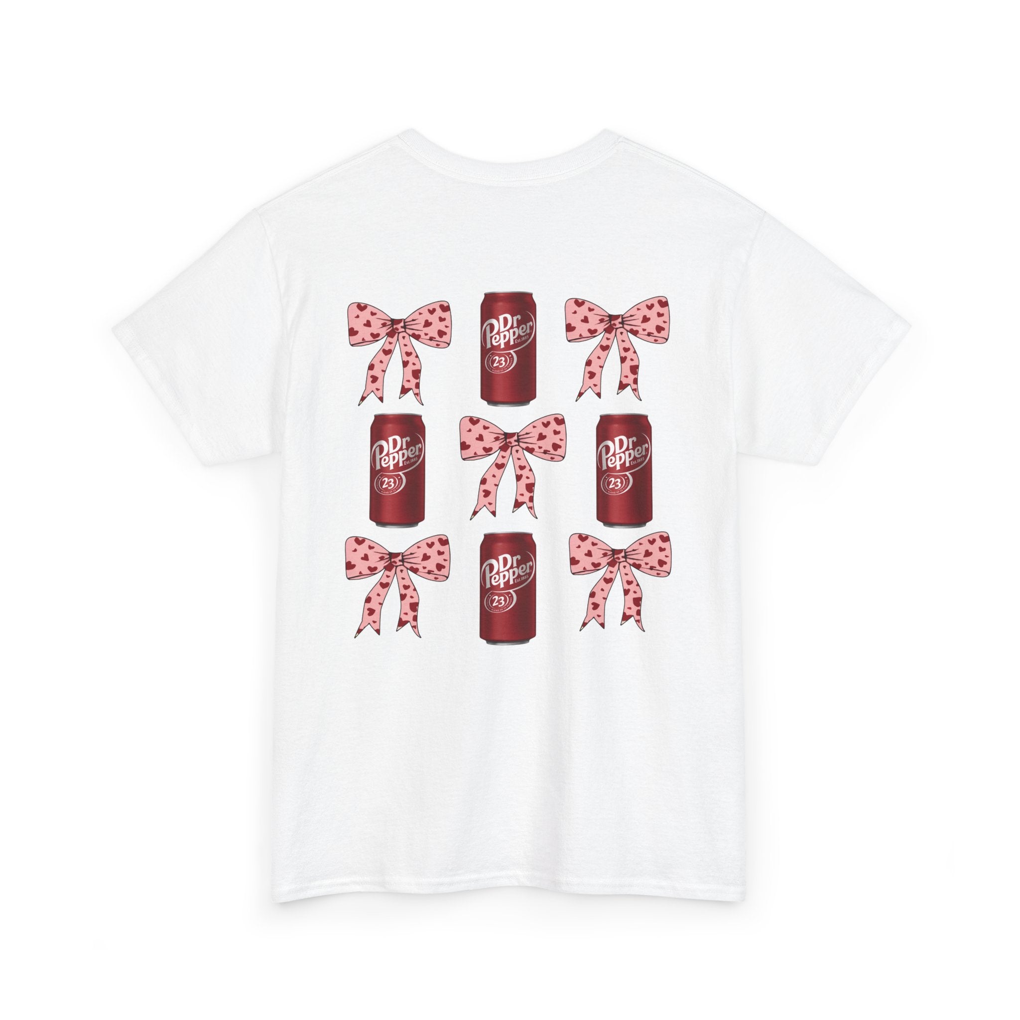 Retro Dr Pepper Can & Bow Graphic Tee