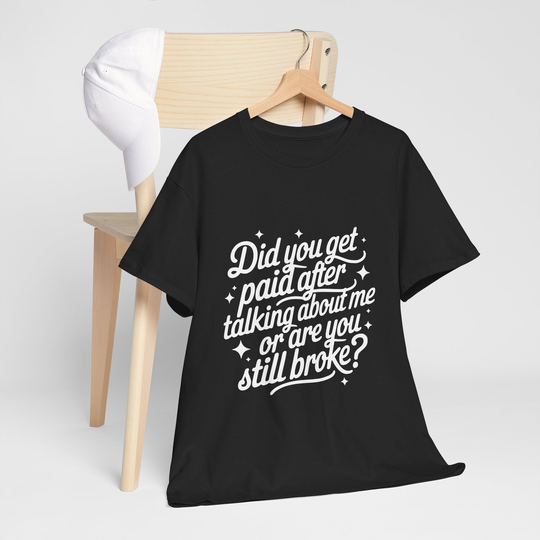 Did You Get Paid Tee White