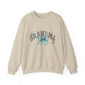 Grandma Teal Bow Sweatshirt