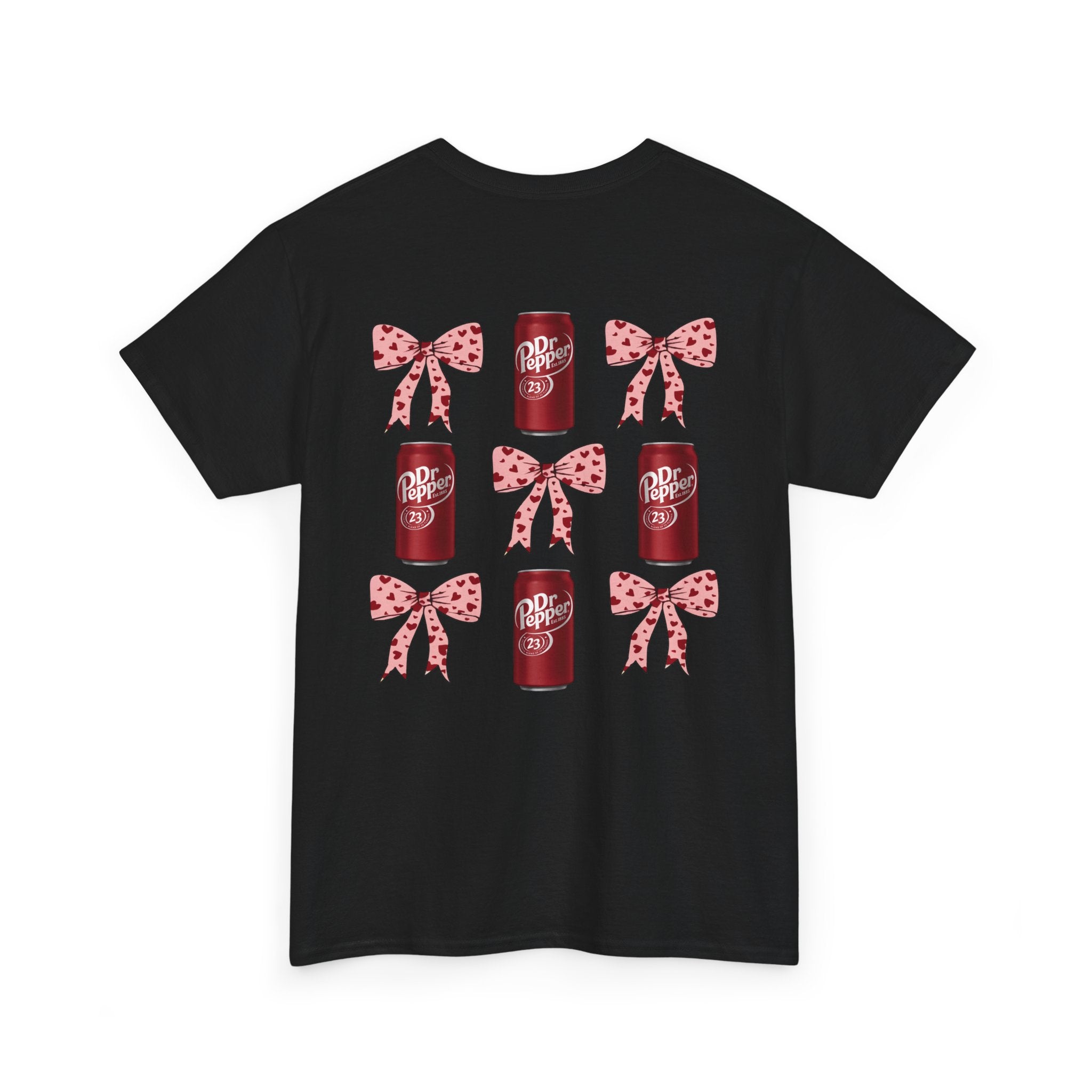 Retro Dr Pepper Can & Bow Graphic Tee