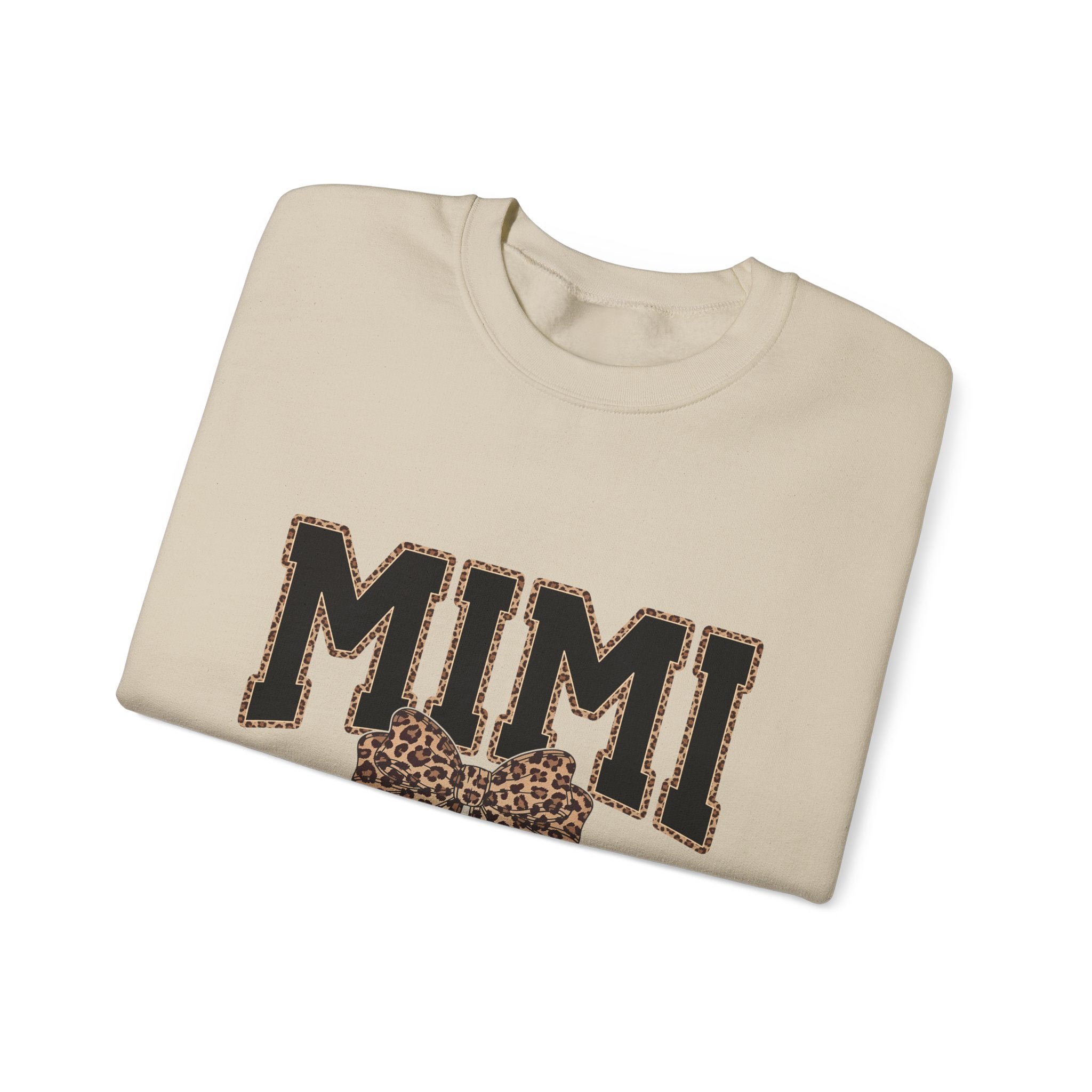 Mimi Leopard Bow Crewneck Sweatshirt