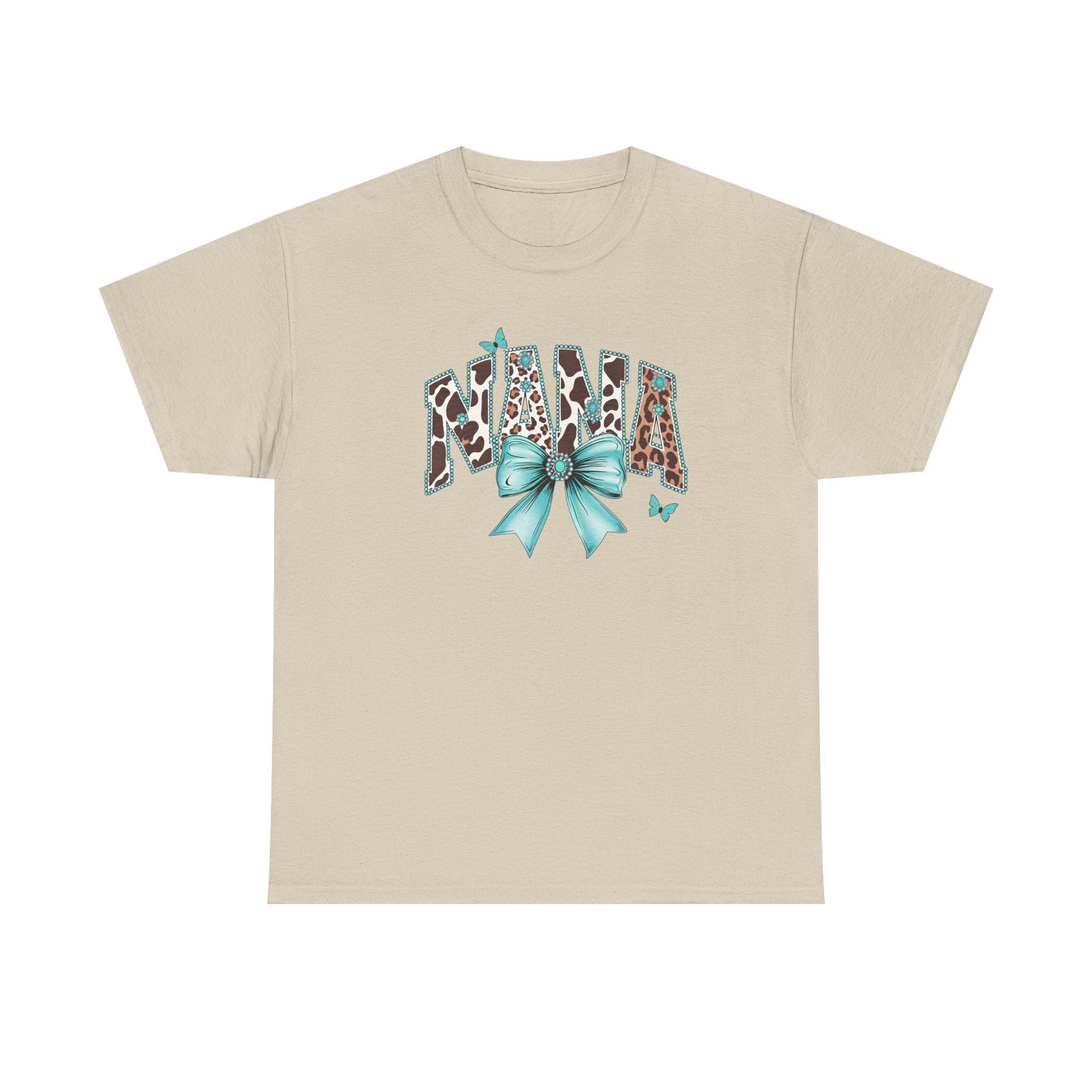 Nana Teal Bow Tee