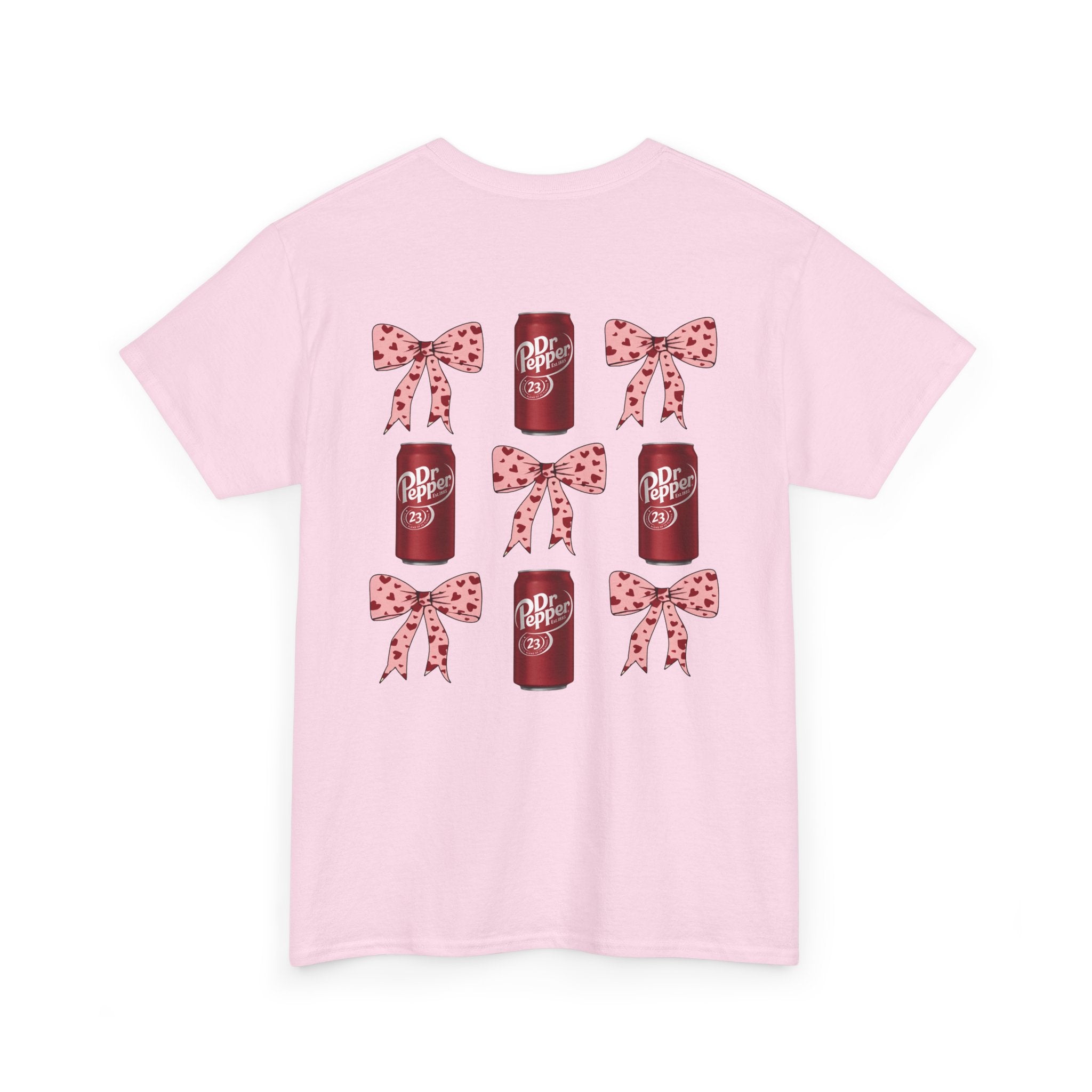 Retro Dr Pepper Can & Bow Graphic Tee