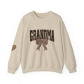 Grandma Leopard Bow Crewneck Sweatshirt