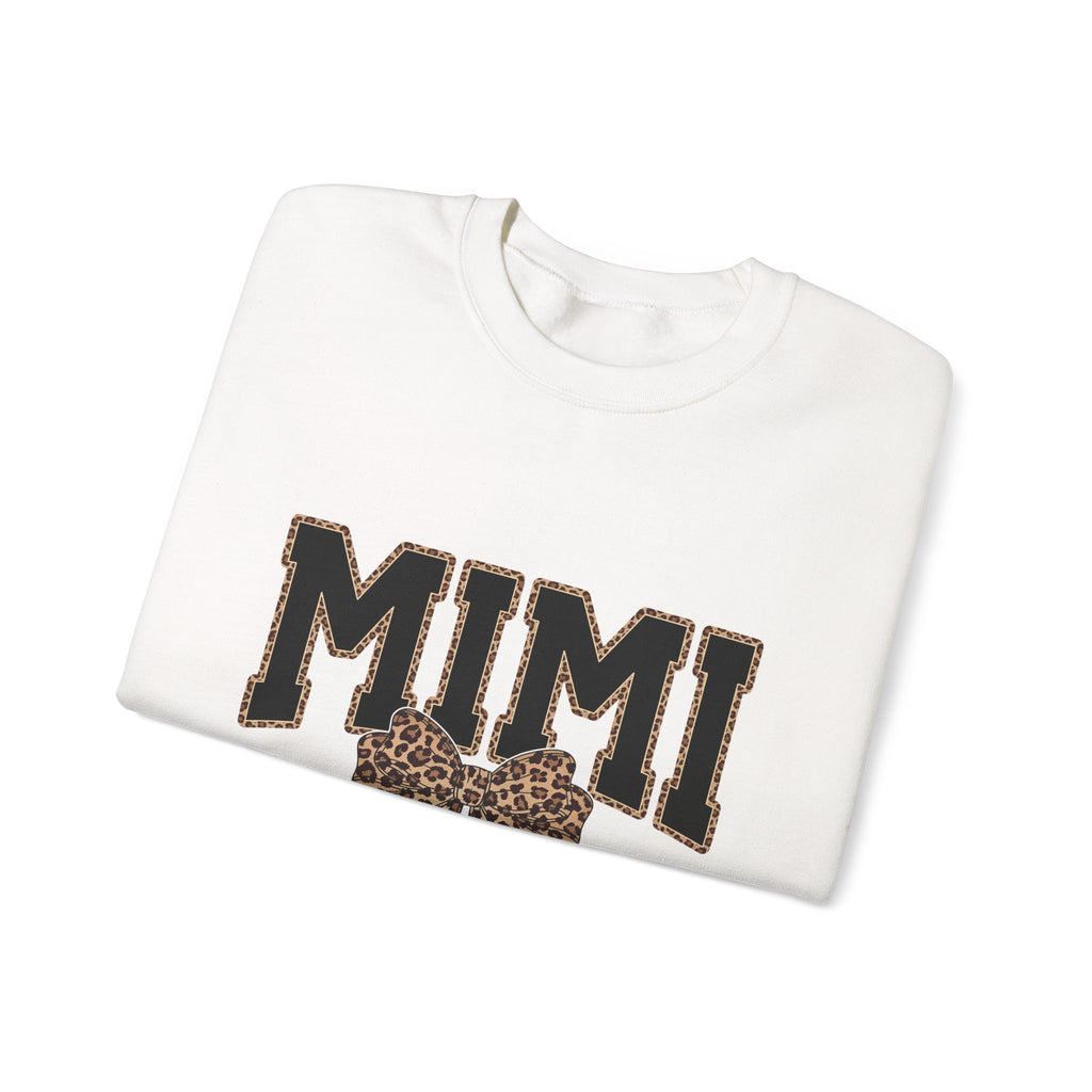 Mimi Leopard Bow Crewneck Sweatshirt