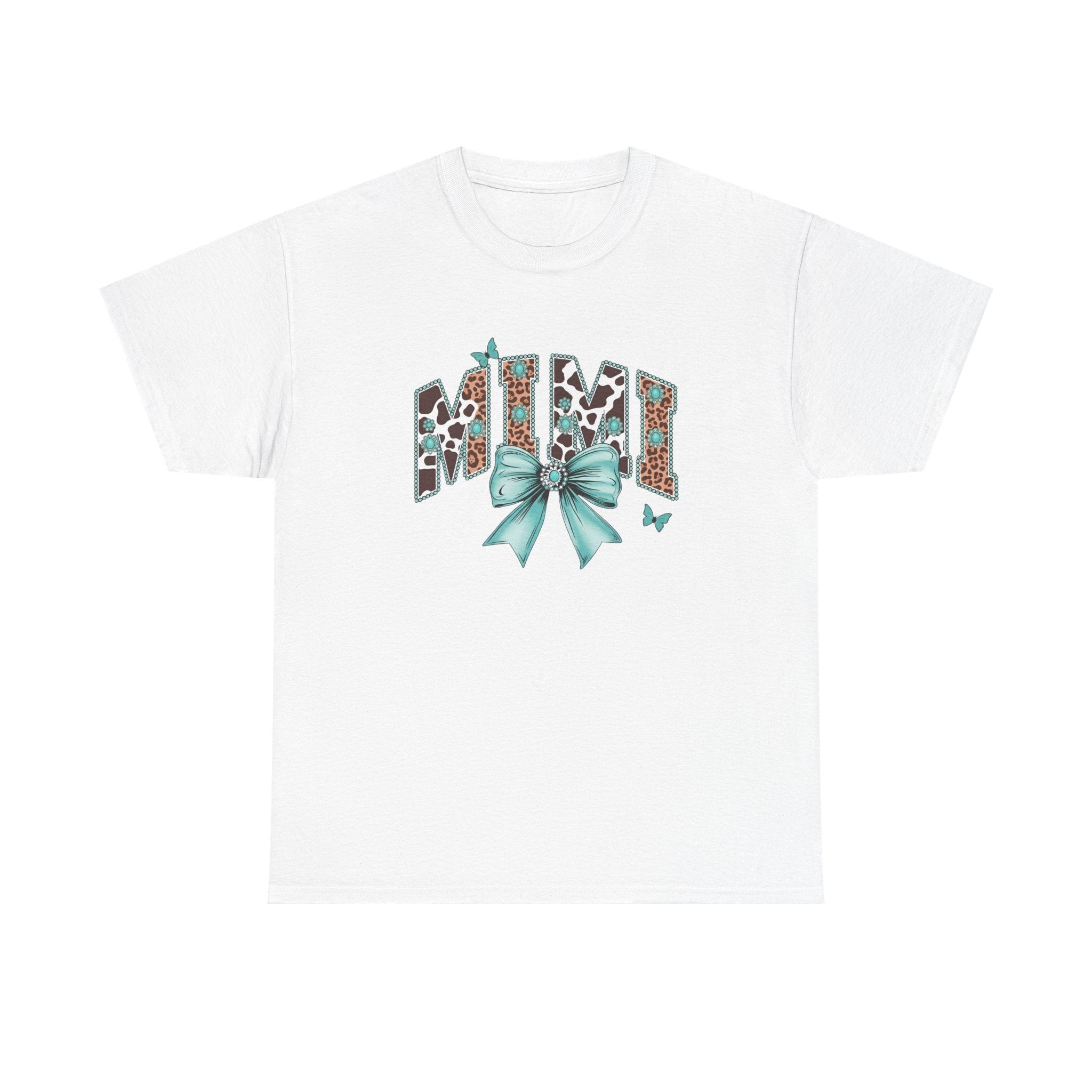 Mimi Teal Bow Tee