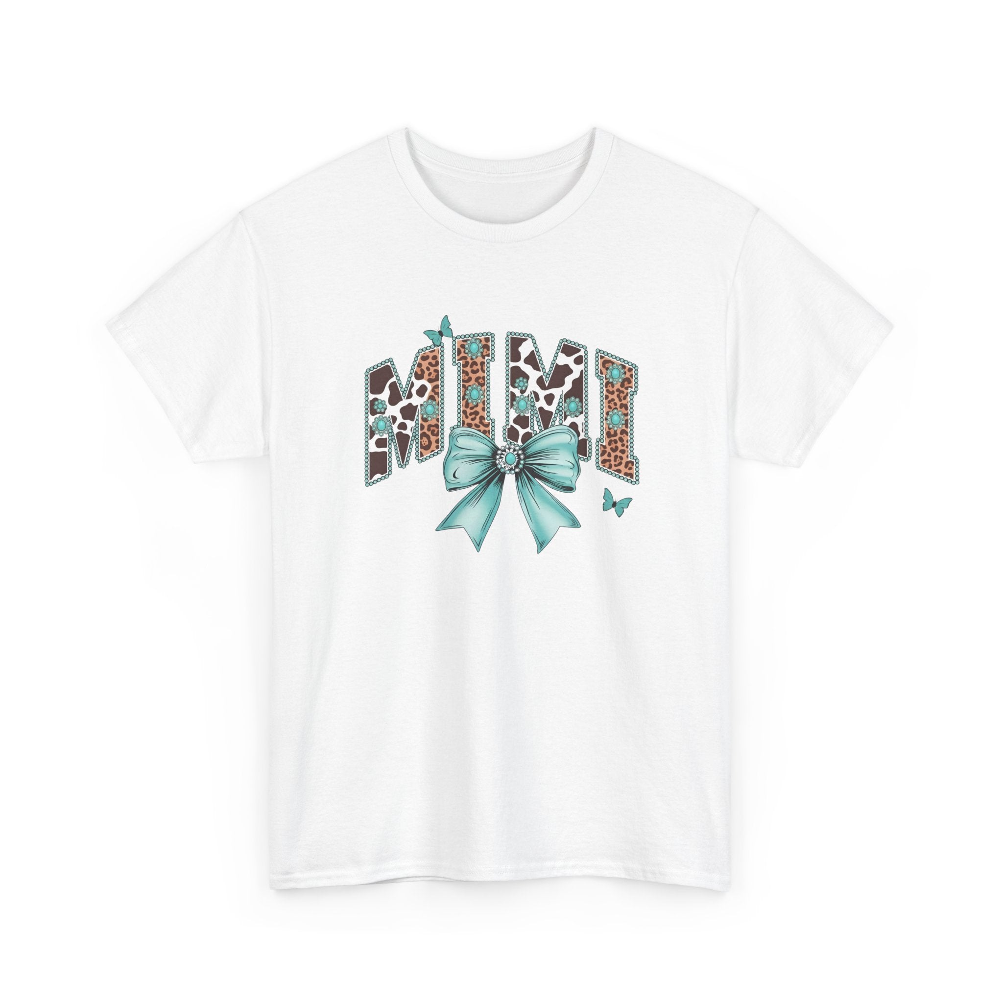 Mimi Teal Bow Tee