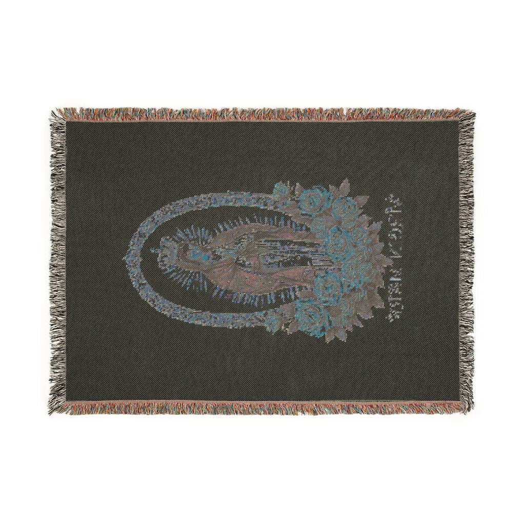 Virgin Mary Woven Blanket