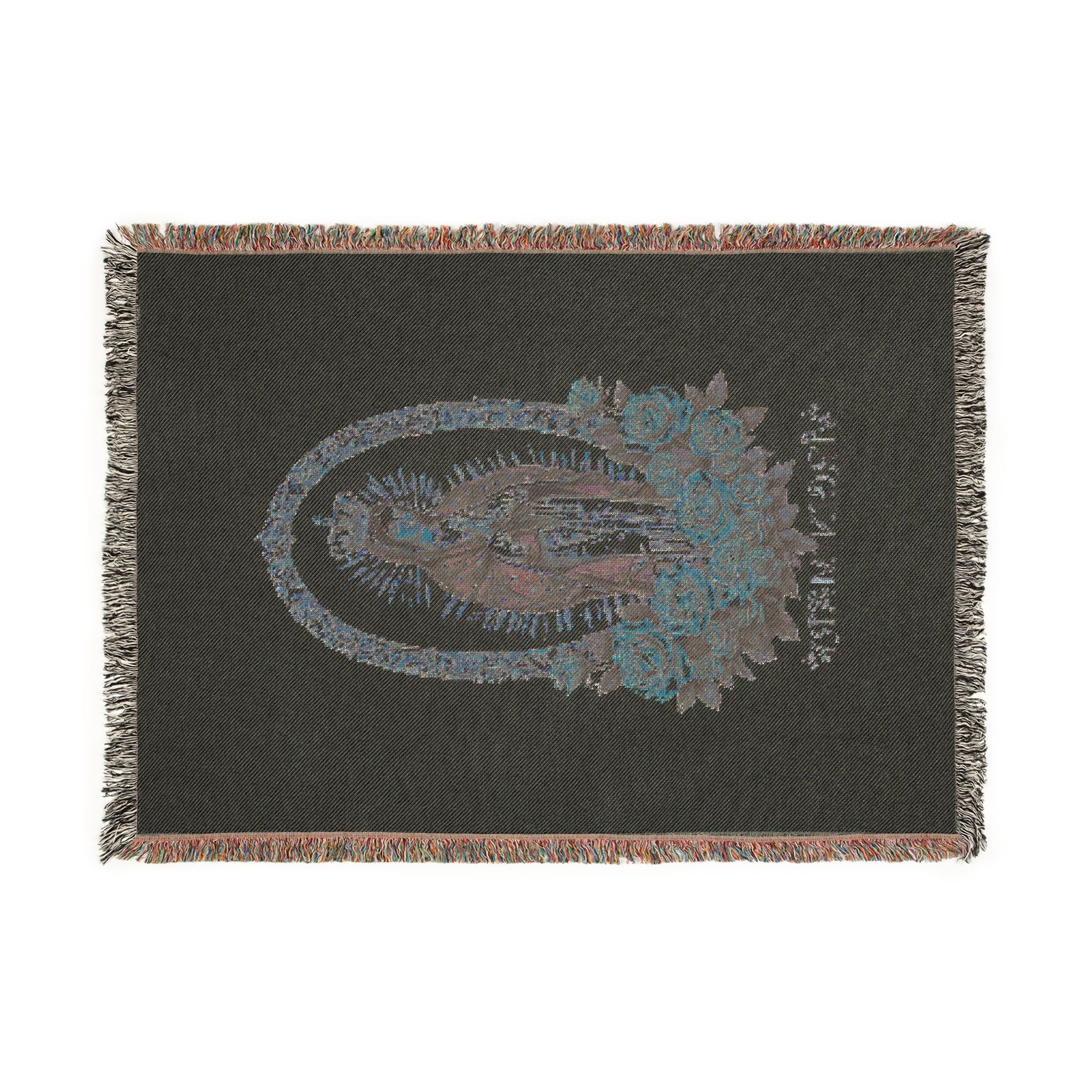 Virgin Mary Woven Blanket