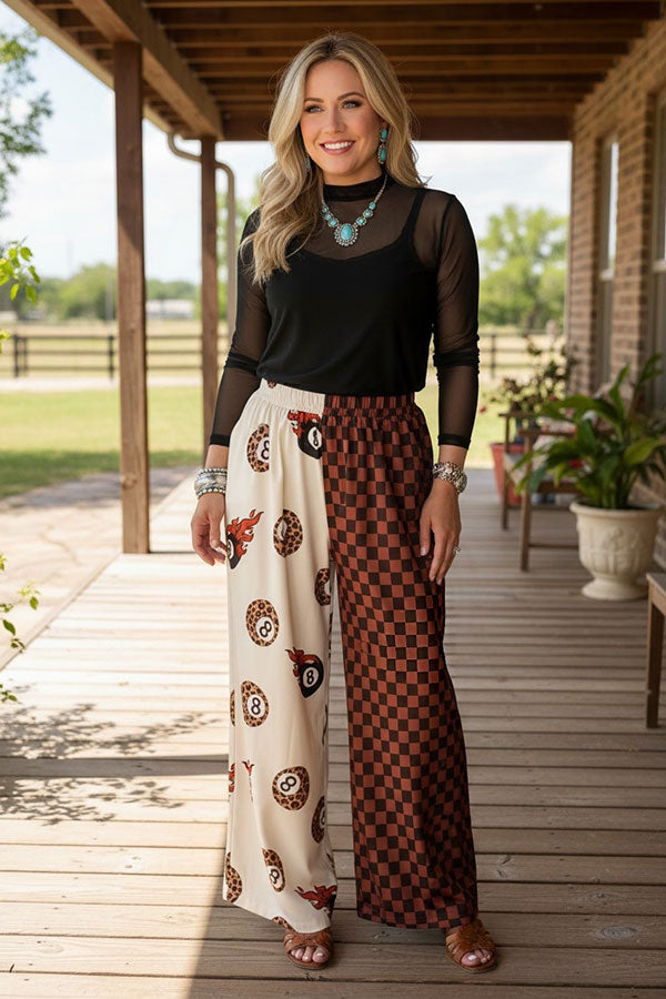 Western 8 ball pant