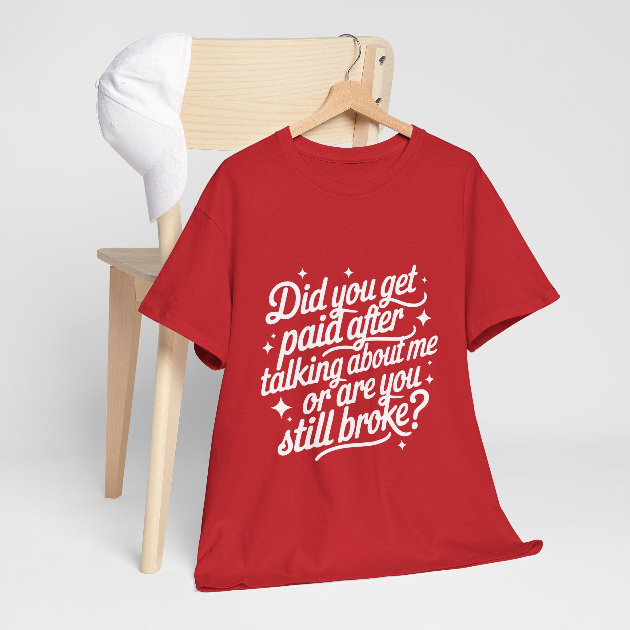 Did You Get Paid Tee White